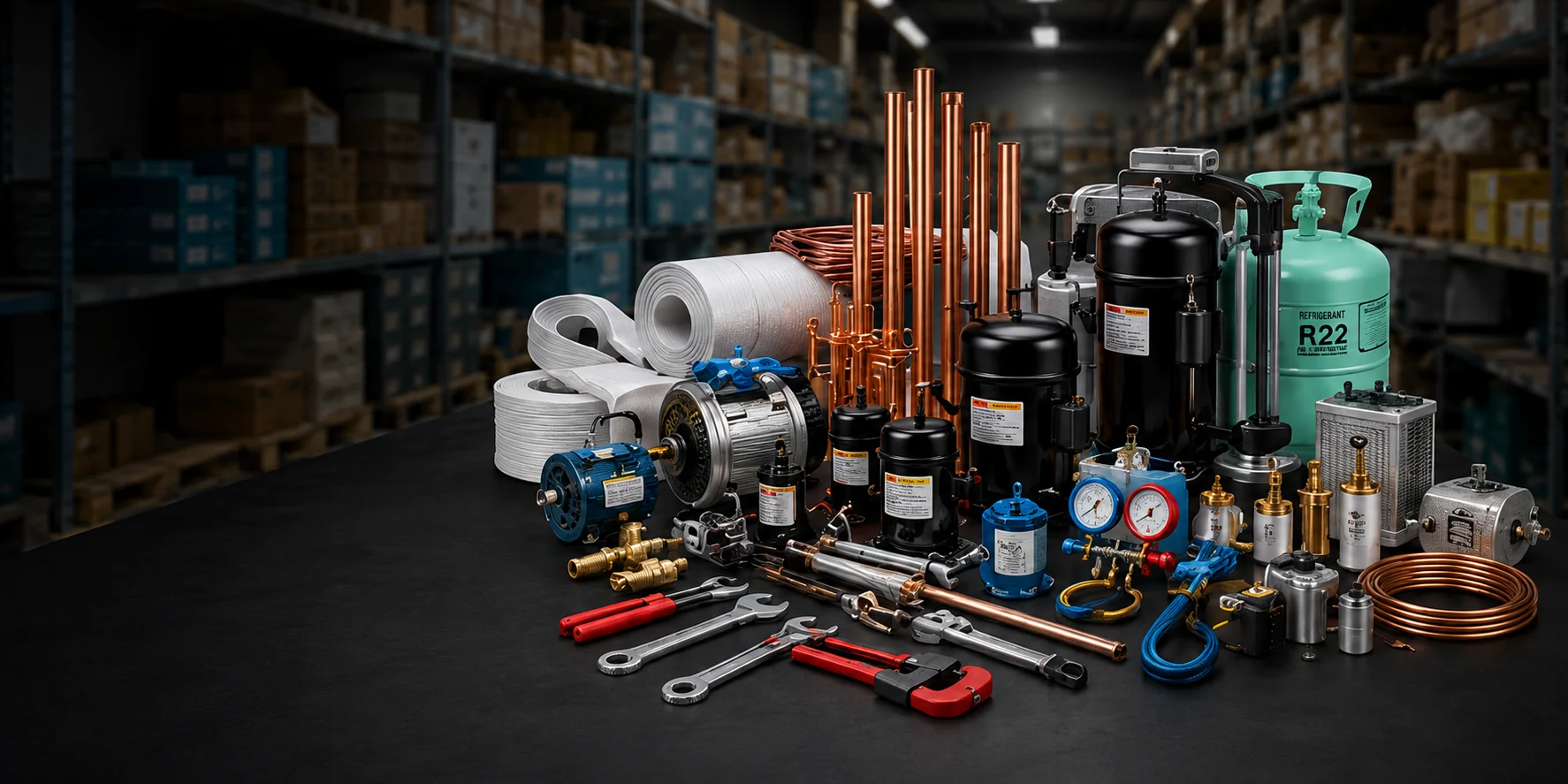 Refrigeration spare parts wholesale supplier Navi Mumbai Pushkar Trading Co